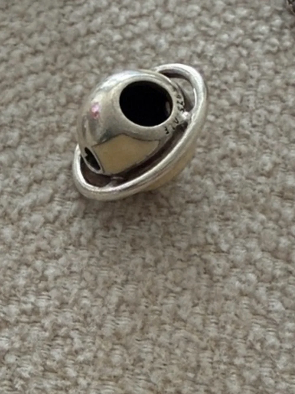Pandora Silver Saturn Planet Charm